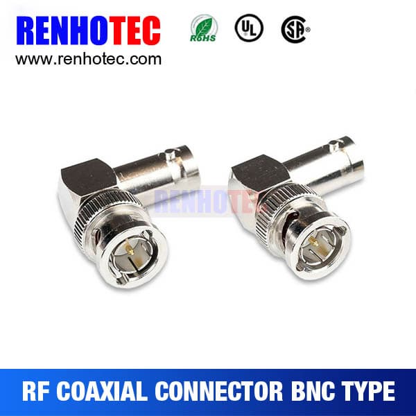 BNC Plug to Jack Hose Electrical Coaxial Connectors Adapter